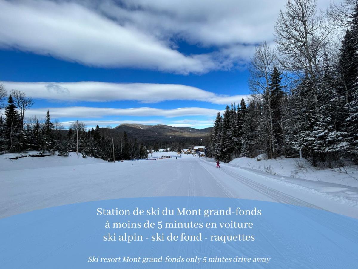 WOODY - Chalets de Moh La Malbaie Buitenkant foto